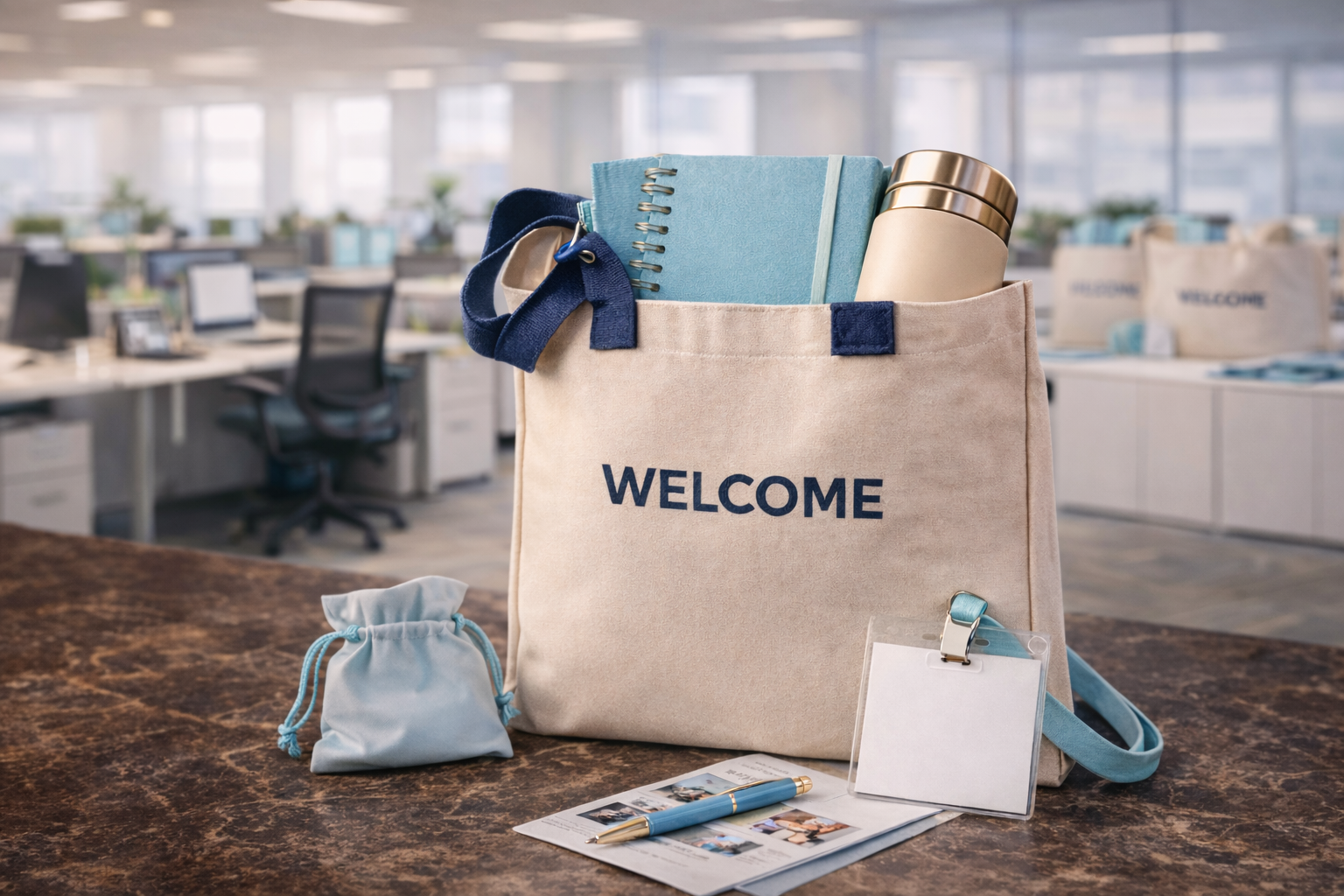 Welcome Kits — онбординг наборы для сотрудников Angel Box